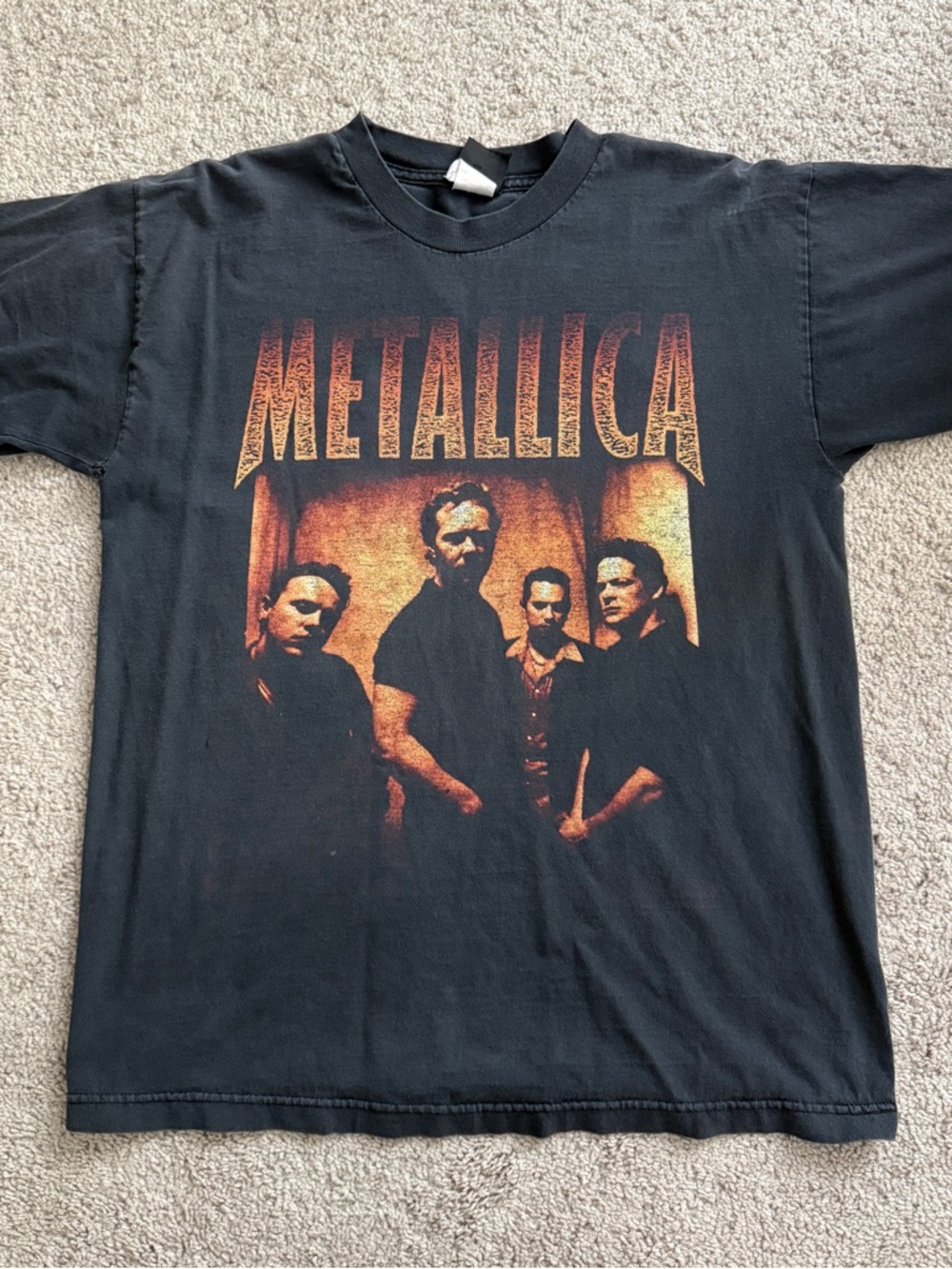 Vintage 1998 Metallica Summer Tour T Shirt Large Giant Tag 90s Band Tee